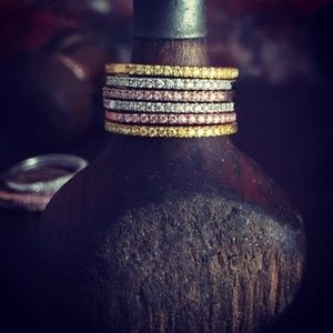 Sterling Thin Half Eternity Band